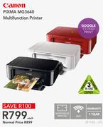 Canon Pixma MG3640 Multifunction Printer