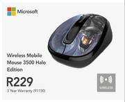 Microsoft Wireless Mobile Mouse 3500 Halo Edition