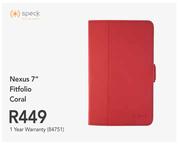 Speck Nexus 7" Fitfolio Coral