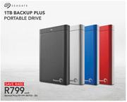 Seagate 1TB Backup Plus Portable Drive-Each