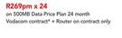 Apple iPad Mini 2 16GB Wi-Fi-On 500MB Data Price Plan