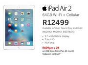 Apple iPad Air 2 64GB Wi-Fi + Cellular
