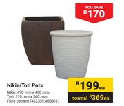 Nikie/Toti Pots-Each