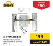 Builders 2 Lever Lock Set