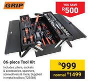 Grip 86 Piece Tool Kit