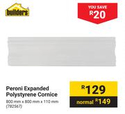Builders Peroni Expanded Polystyrene Cornice 800mm x 800mm x 110mm