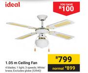 Ideal 1.05m Ceiling Fan