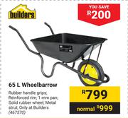 Builders 65Ltr Wheelbarrow 467570