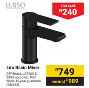 Lusso Liro Basin Mixer 786662