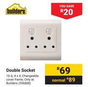 Builders Double Socket