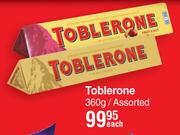 Toblerone Assorted-360g Each