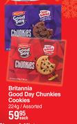 Britannia Good Day Chunkies Cookies Assorted-224g Each