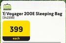 Camp Master Voyager 200E Sleeping Bag-Each