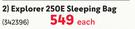 Camp Master Explorer 250E Sleeping Bag-Each