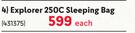 Camp Master Explorer 250C Sleeping Bag-Each