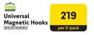 Camp Master Universal Magnetic-Per 2 Pack Hooks-Per 2 Pack