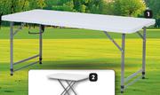 Camp Master 122cm Camping Folding Table-Each