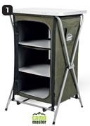 Camp Master 3 Shelf Steel Cupboard-Each