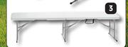 Camp Master 1.8m Folding Bench-Each