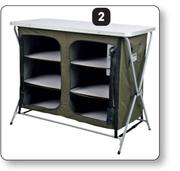 Camp Master 6 Shelf Camp Cupboard-Each