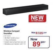 Samsung Wireless Compact Soundbar HW N300