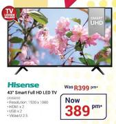 Hisense 43" Smart Full HD LED TV 43B6000