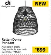 Designhuose Rattan Dome Pendant