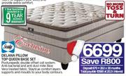Sealy Delana Pillow Top Queen Base Set