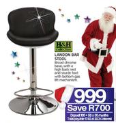 H&H Collection Landon Bar Stool