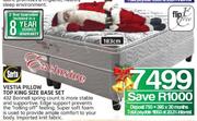 Serta 183cm Vestia Pillow Top King Size Base Set