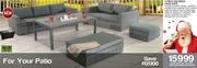 H&H Collection San Diego 5-Piece Patio Suite
