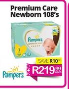 Pampers Premium Care Newborn 108's Pack- Each