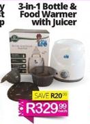 Baby Leo 3 In Bottle & Food Warmer With Juicer-Each