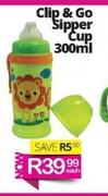 Baby Leo 300ml Clip & Go Sipper Cup-Each