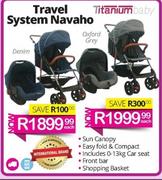 Titanium Baby Travel System Navaho Denim-Each