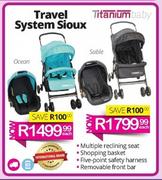 Titanium Baby Travel System Sioux Ocean-Each