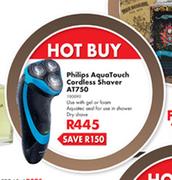 Philips Aquatouch Cordless Shaver AT750
