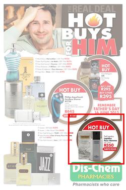 Dis-Chem : Hot buys for him (27 May - 16 Jun 2013), page 1