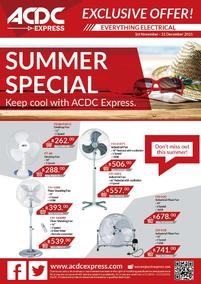 ACDC Express : Summer Special (01 Nov - 31 Dec 2015) — www.guzzle.co.za
