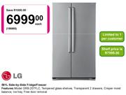 LG 581L Side-by-Side Fridge/Freezer