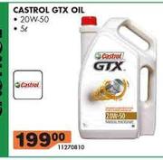 Castrol GTX Oil 5L 20W-50 11270810