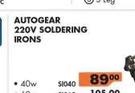 Autogear 220V Soldering Iron 40W