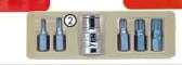 Auto Gear Sockets And Bit Sets 6 Piece Spline Bit Set SS06F-Per Set