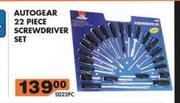 Auto Gear 22 Piece Screwdriver Set