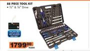 88 Piece Tool Kit 1/2" & 1/4" Drive TK88M