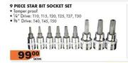 9 Piece Star Bit Socket Set SK9M