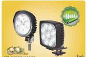 LED Work Lights Round 18W 10-30V TL-L166VW-Each