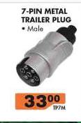 7-Pin Metal Trailer Plug Male TP7M