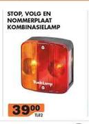 Stop, Volg en Nommerplaat Kombinasie lamp TL82