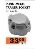 7-Pin Metal Trailer Socket Female TP7F